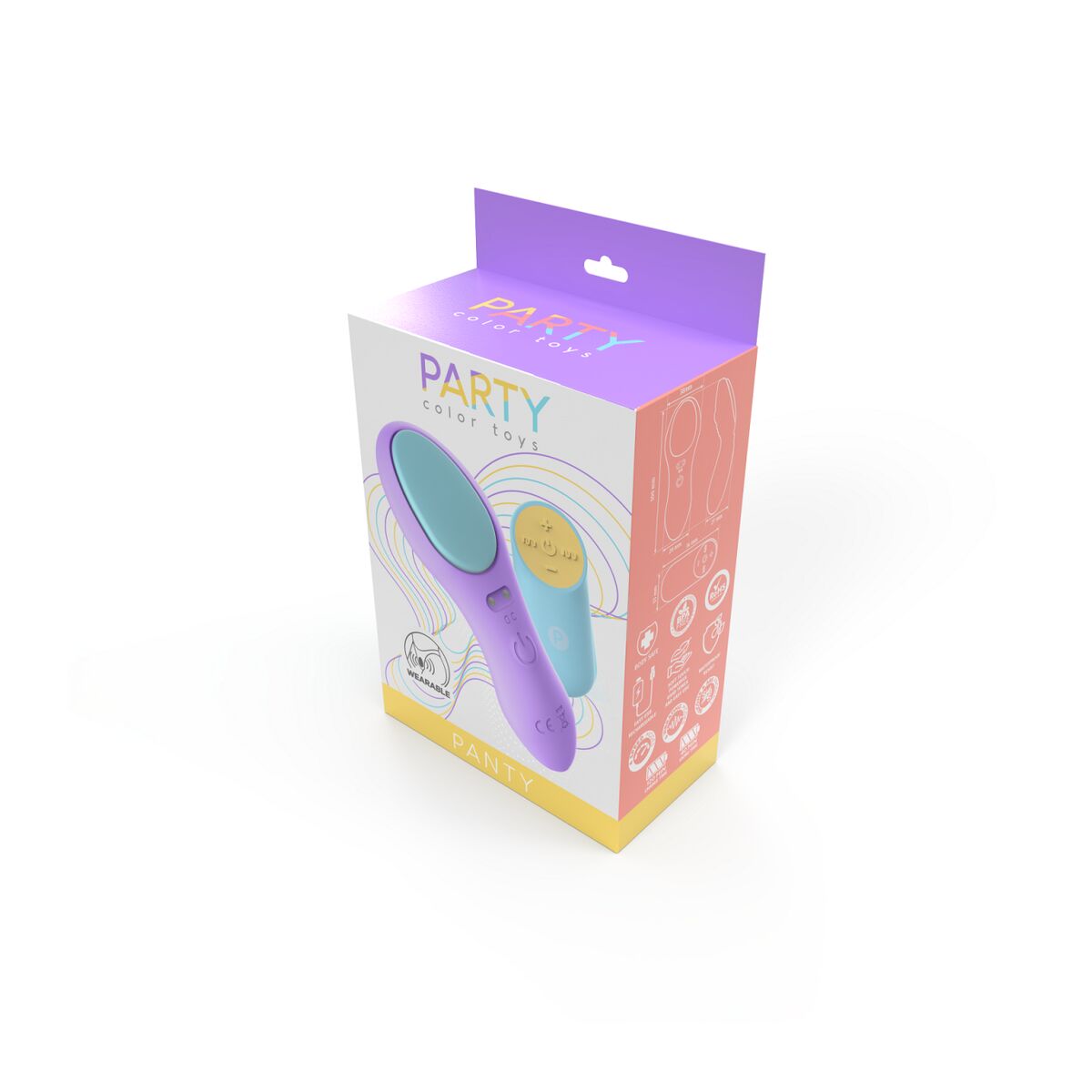 Συσκευή Δόνησης για Μασάζ Couples Massager Party Color Toys Λιλά