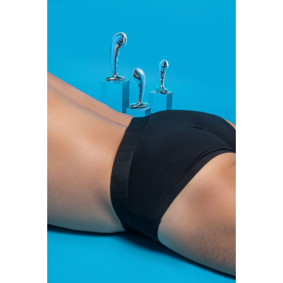 Πρωκτικό Plug B-Vibe Ασημί Πρωκτικό Plug B-Vibe Ασημί