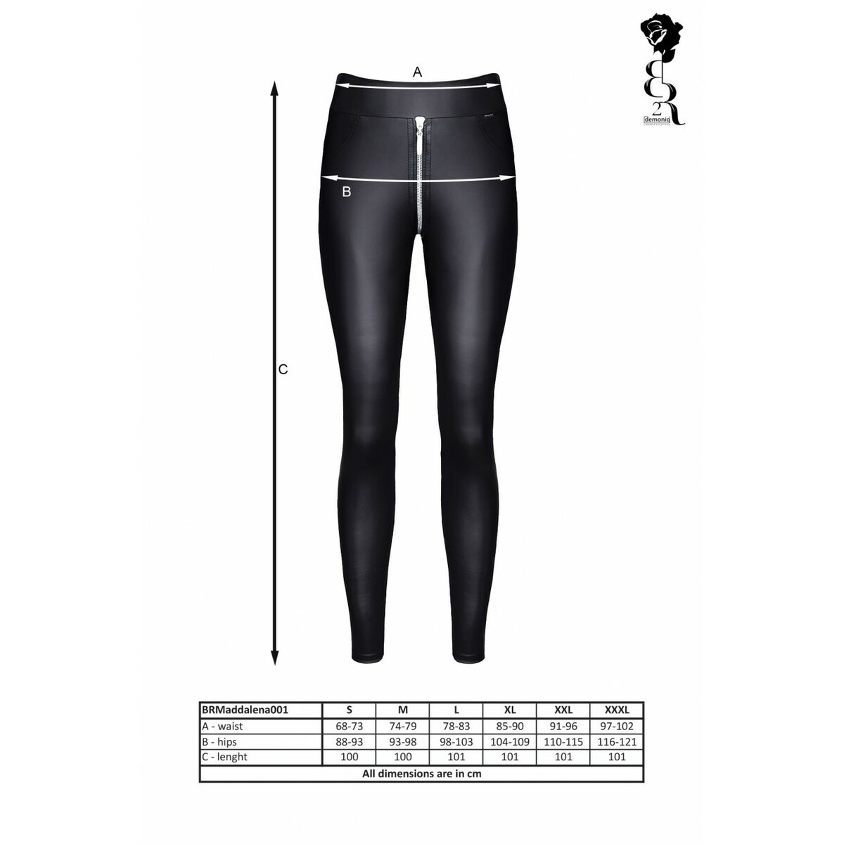 Leggings Demoniq L Μαύρο