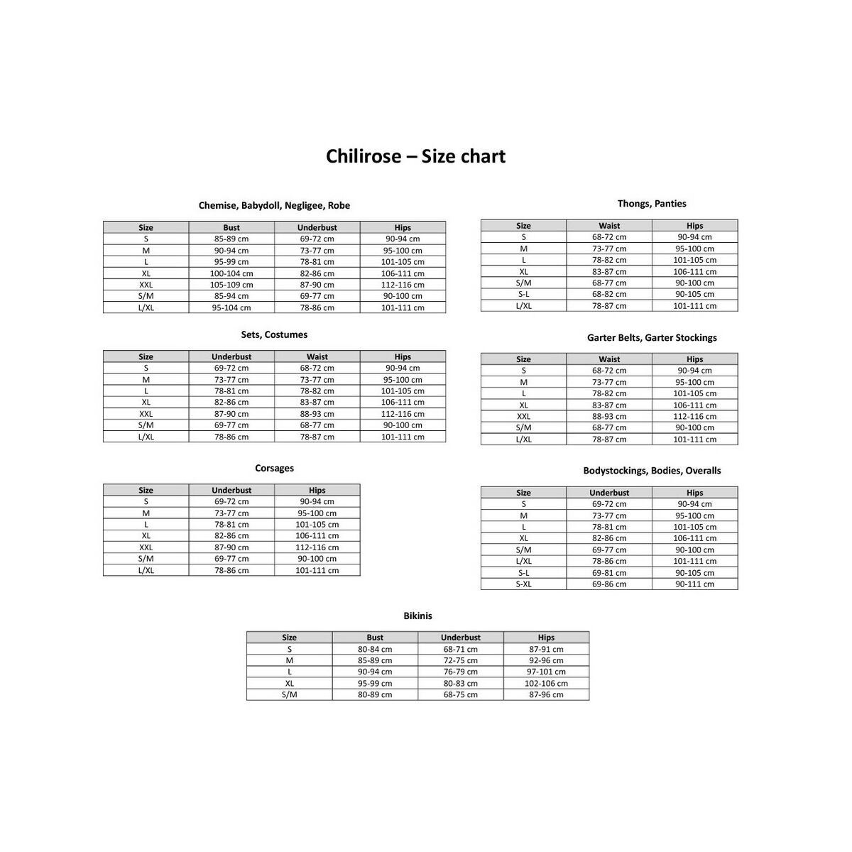 Ερωτική Στολή Chilirose L Ερωτική Στολή Chilirose L