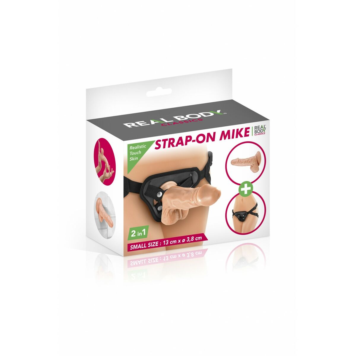 Φαλλός strap-on Real Body MIke 13 cm