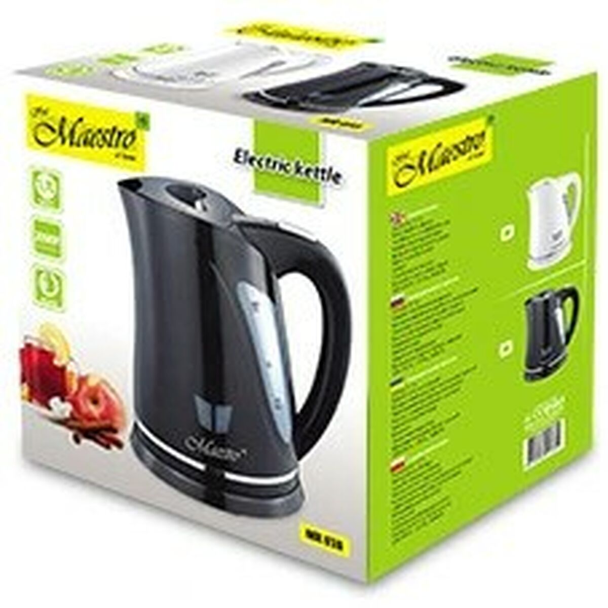 Βραστήρας Feel Maestro MR-038-BLACK Γκρι 2000 W 1,7 L Βραστήρας Feel Maestro MR-038-BLACK Γκρι 2000 W 1,7 L