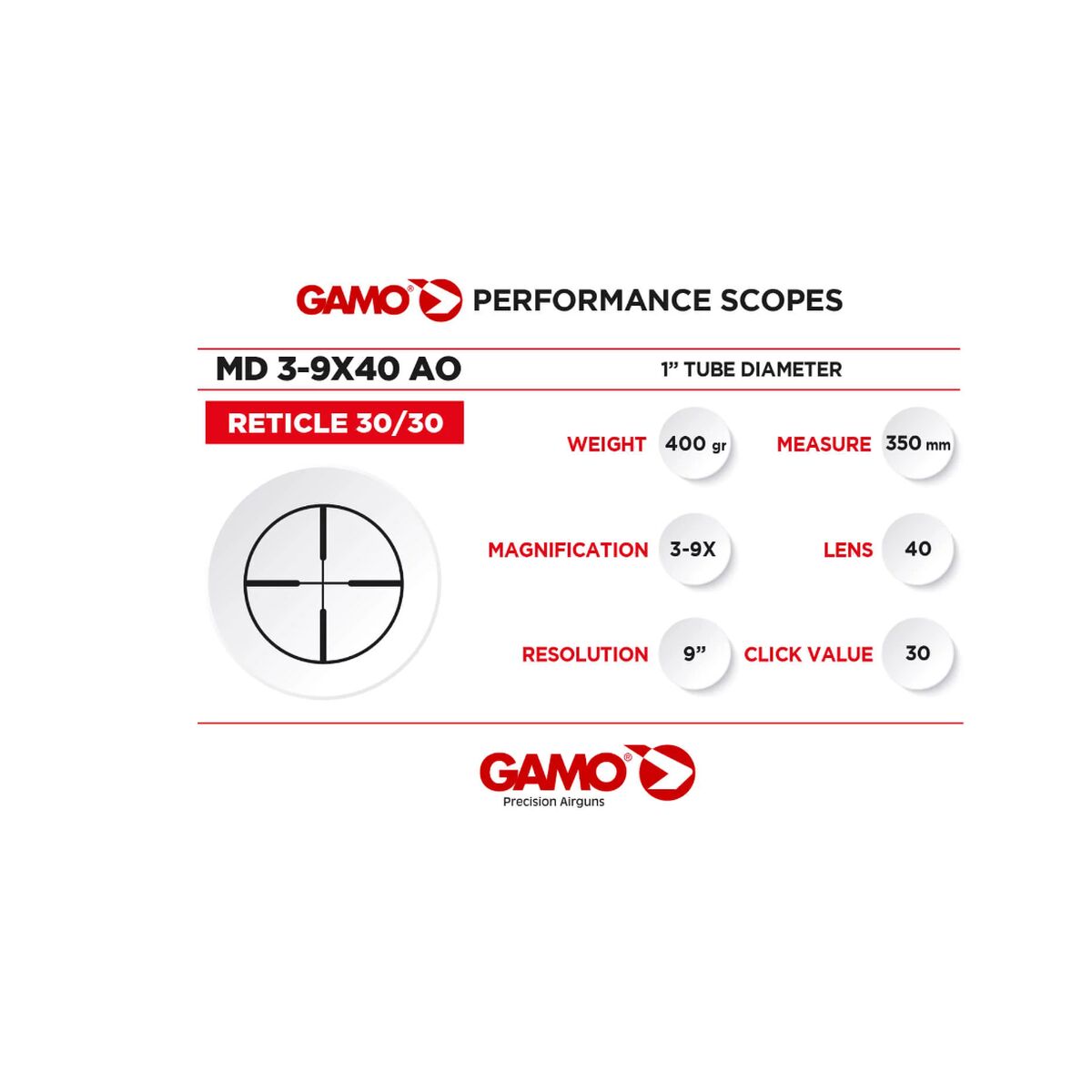 Κιάλια Gamo VEMD39X40AO Κιάλια Gamo VEMD39X40AO