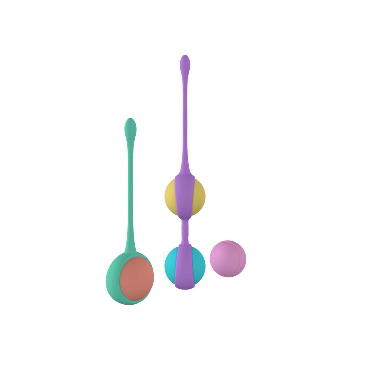 Εκπαιδευτικό κιτ με Συσκευές Δόνησης Kegel Party Color Toys Σιλικόνη 3 Τεμάχια Εκπαιδευτικό κιτ με Συσκευές Δόνησης Kegel Party Color Toys Σιλικόνη 3 Τεμάχια