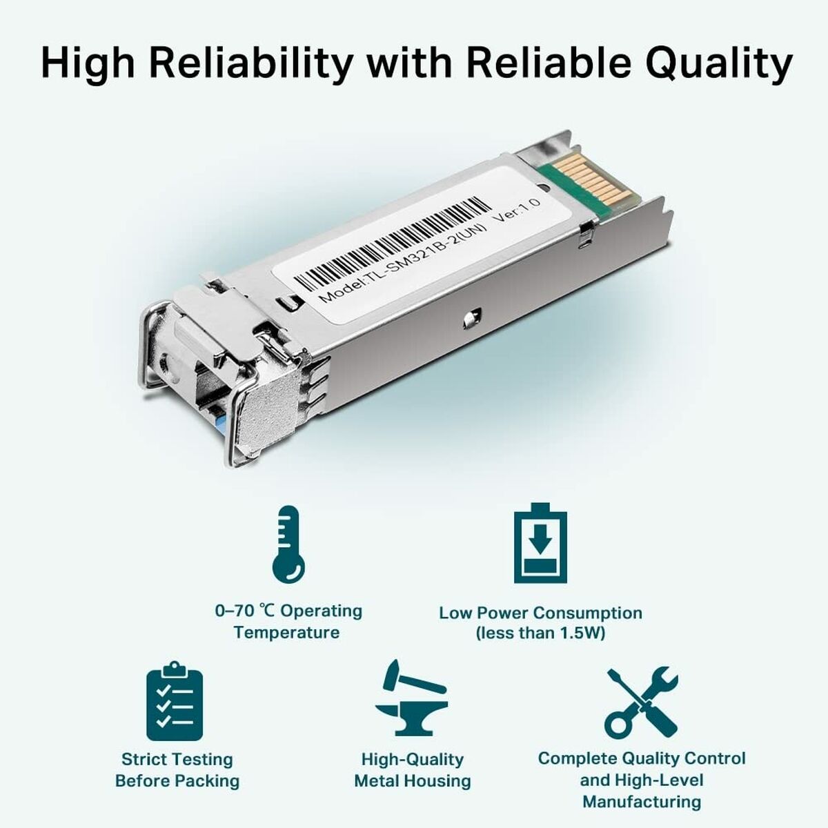 SFP ίνα ενότητα μονότροπη TP-Link TL-SM321B SFP ίνα ενότητα μονότροπη TP-Link TL-SM321B