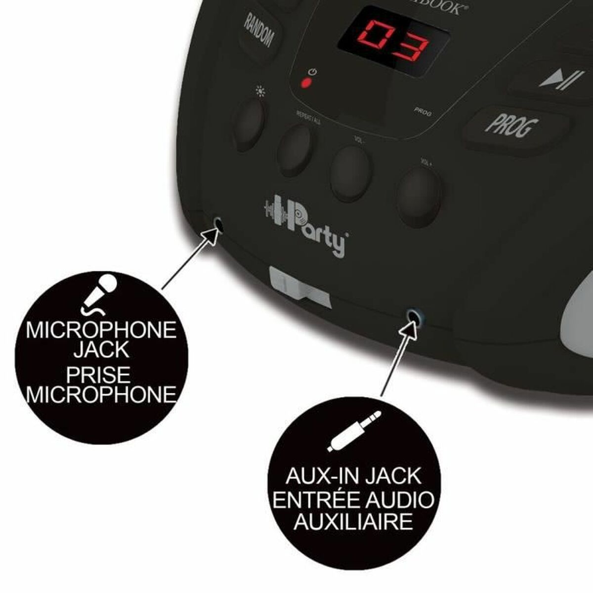 CD/MP3 Player Lexibook iParty Bluetooth 5.0 Μαύρο USB (Δωρεάν Μεταφορικά) CD/MP3 Player Lexibook iParty Bluetooth 5.0 Μαύρο USB (Δωρεάν Μεταφορικά)