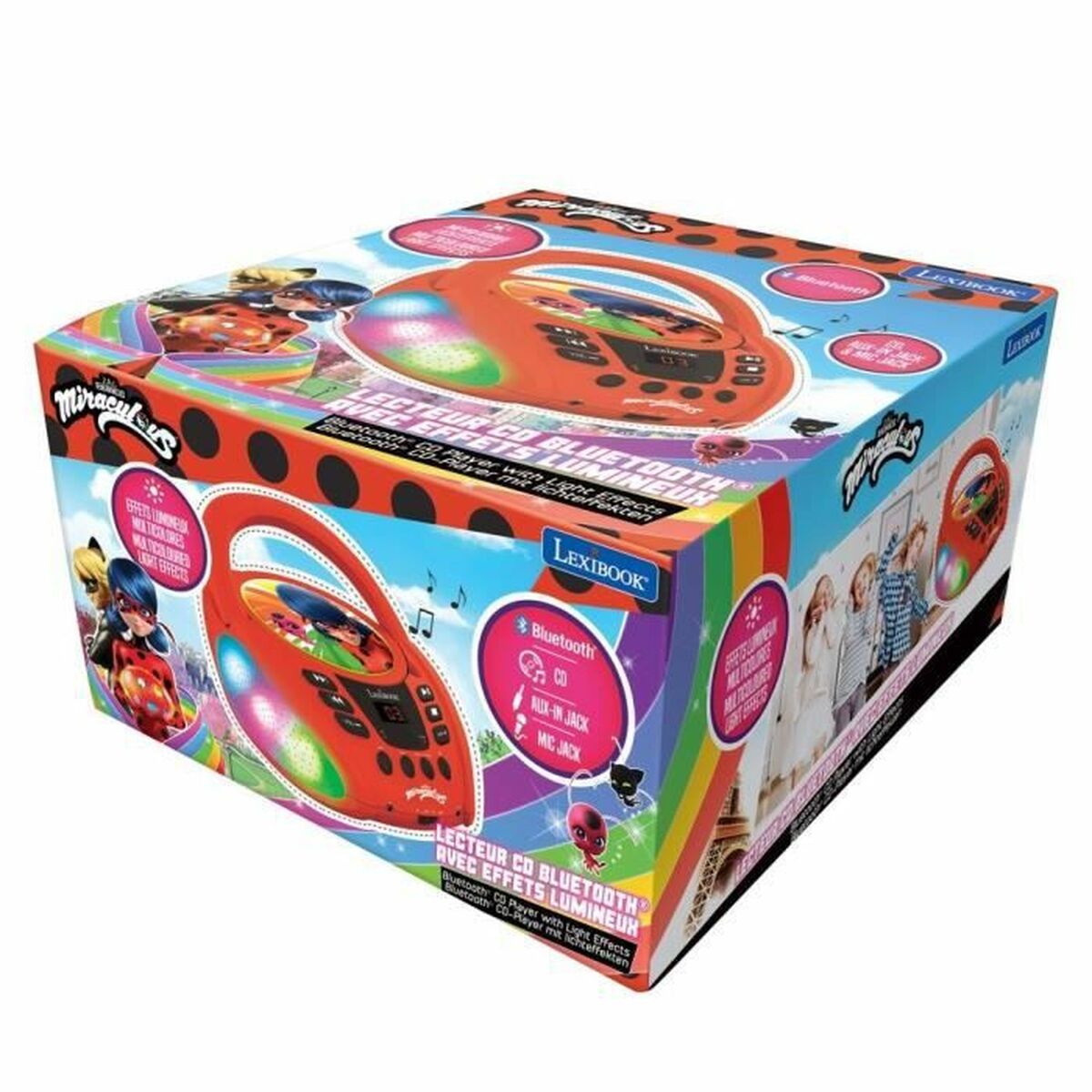 CD/MP3 Player Lexibook Miraculous Bluetooth 5.0 Κόκκινο (Δωρεάν Μεταφορικά) CD/MP3 Player Lexibook Miraculous Bluetooth 5.0 Κόκκινο (Δωρεάν Μεταφορικά)
