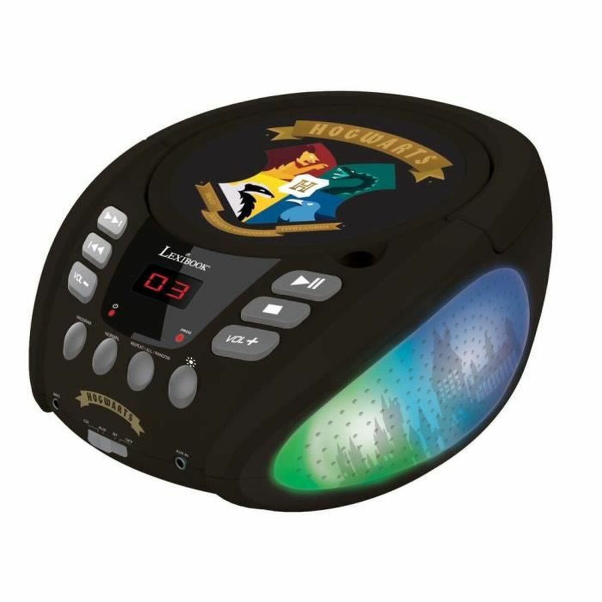 CD/MP3 Player Lexibook Harry Potter - Hogwarts Bluetooth 5.0 Μαύρο (Δωρεάν Μεταφορικά)