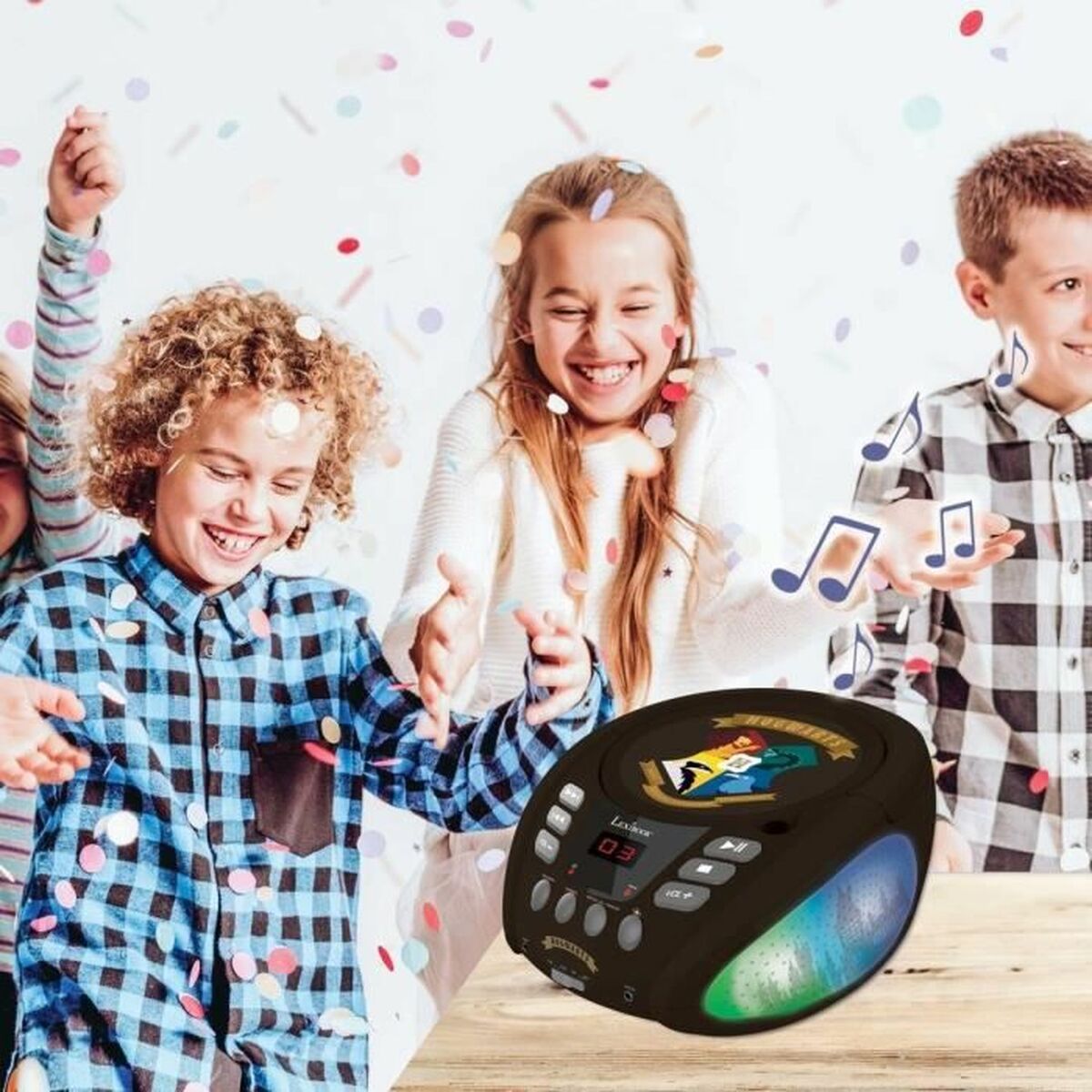 CD/MP3 Player Lexibook Harry Potter - Hogwarts Bluetooth 5.0 Μαύρο (Δωρεάν Μεταφορικά)