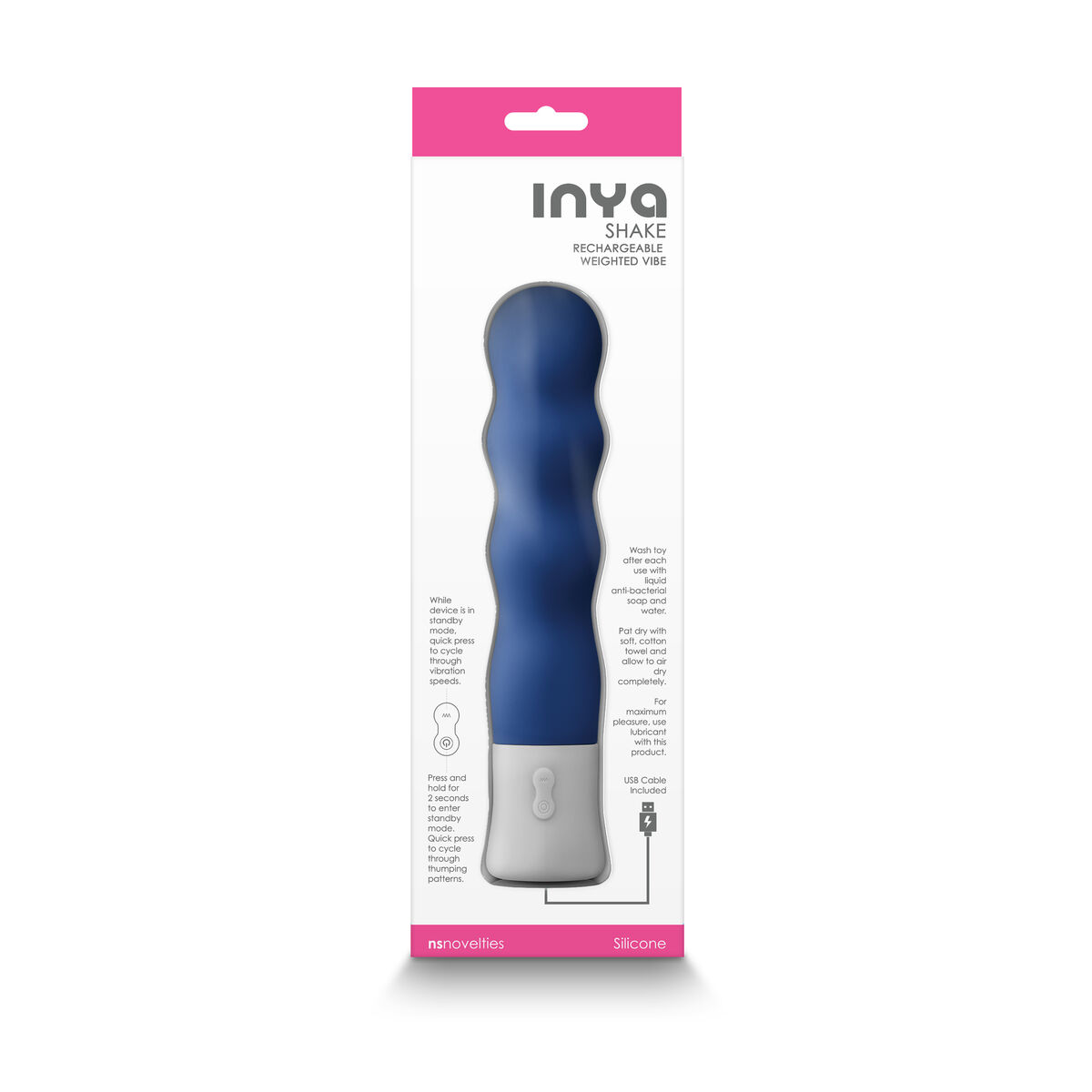 Δονητής NS Novelties Inya Μπλε Δονητής NS Novelties Inya Μπλε