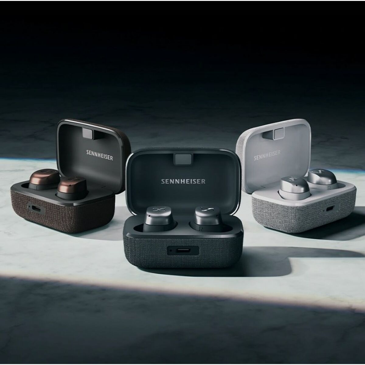 Ακουστικά in Ear Bluetooth Sennheiser Momentum True Wireless 4 Μπεζ Αργυρό Ακουστικά in Ear Bluetooth Sennheiser Momentum True Wireless 4 Μπεζ Αργυρό