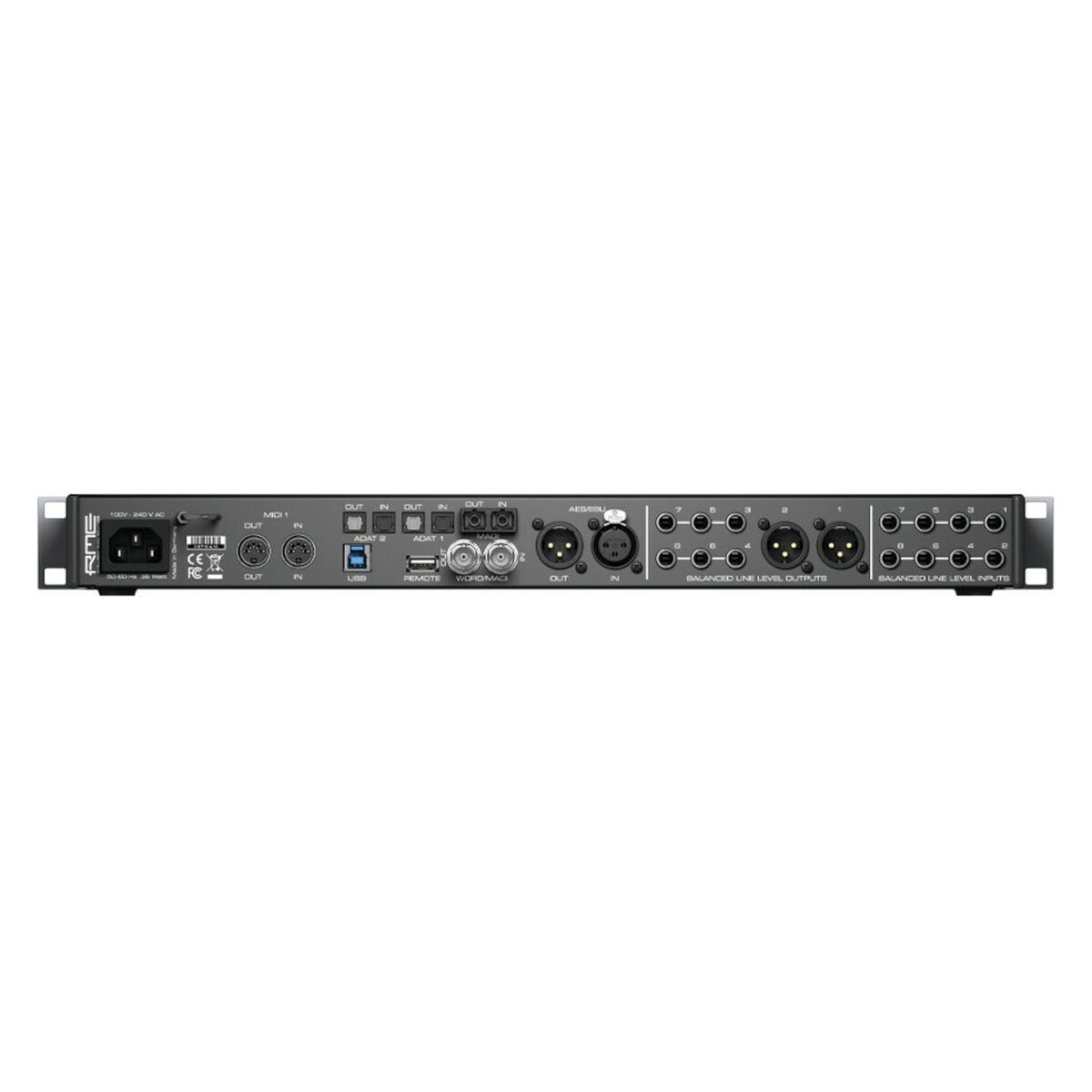 Ήχος Εισόδου RME UFX III Ήχος Εισόδου RME UFX III
