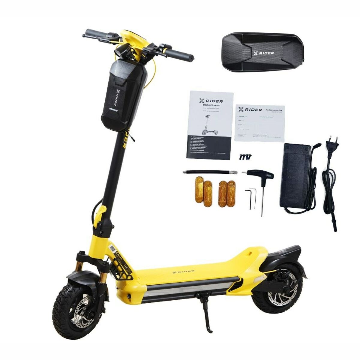 Ηλεκτρικό Σκούτερ Manta XRIDER MX10 MAX Κίτρινο Μαύρο 800 W Ηλεκτρικό Σκούτερ Manta XRIDER MX10 MAX Κίτρινο Μαύρο 800 W