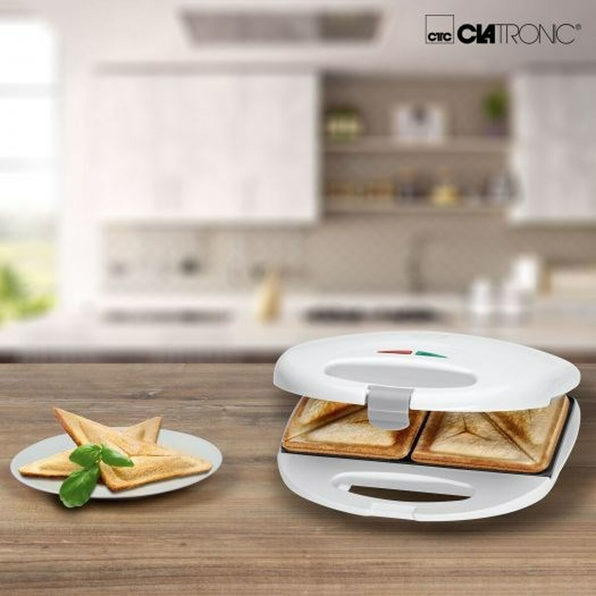 Σαντουιτσιέρα Clatronic ST 3477 Λευκό 750 W Σαντουιτσιέρα Clatronic ST 3477 Λευκό 750 W