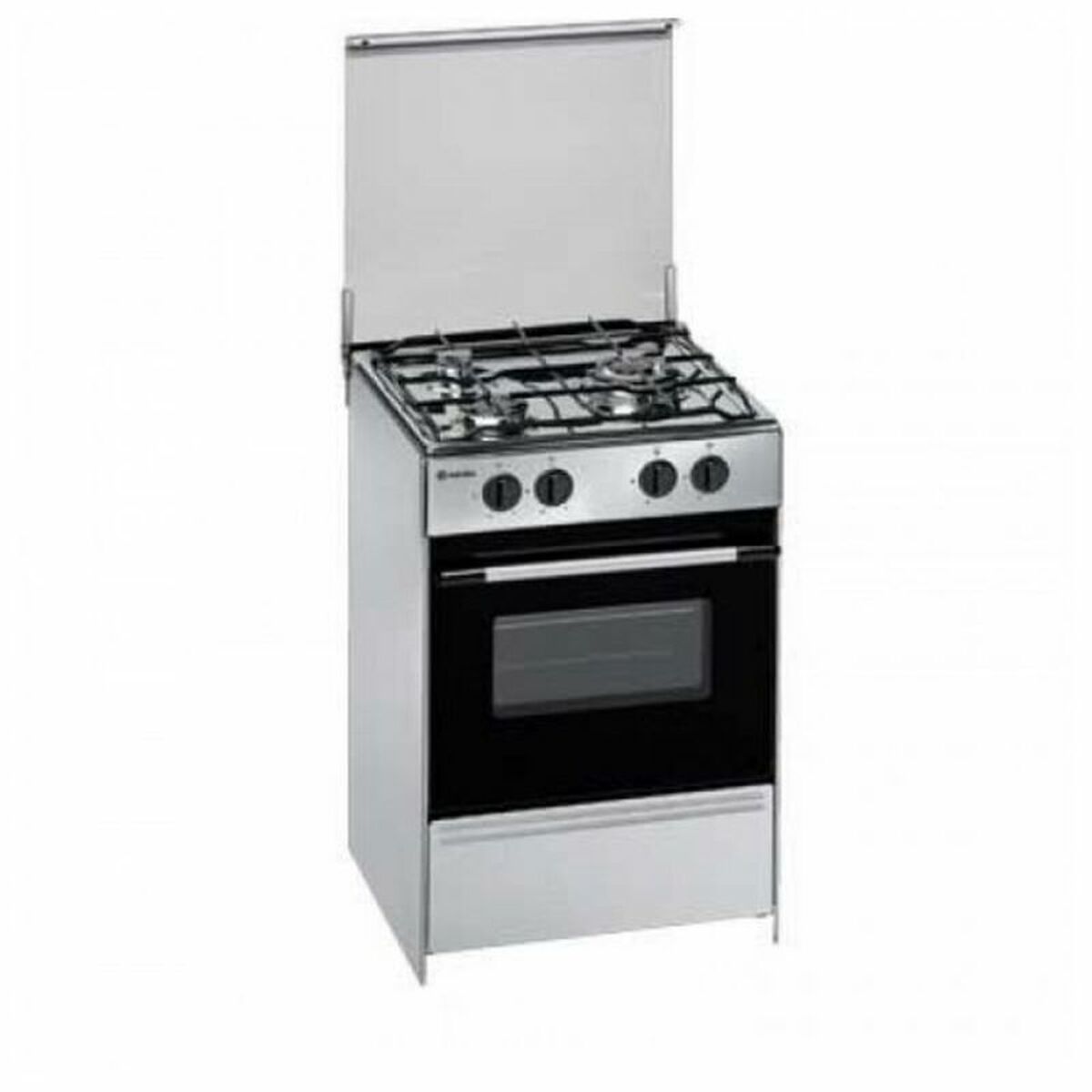 Εστία Αερίου Meireles G1530DVXNAT 60 cm 53 L Χάλυβας Εστία Αερίου Meireles G1530DVXNAT 60 cm 53 L Χάλυβας