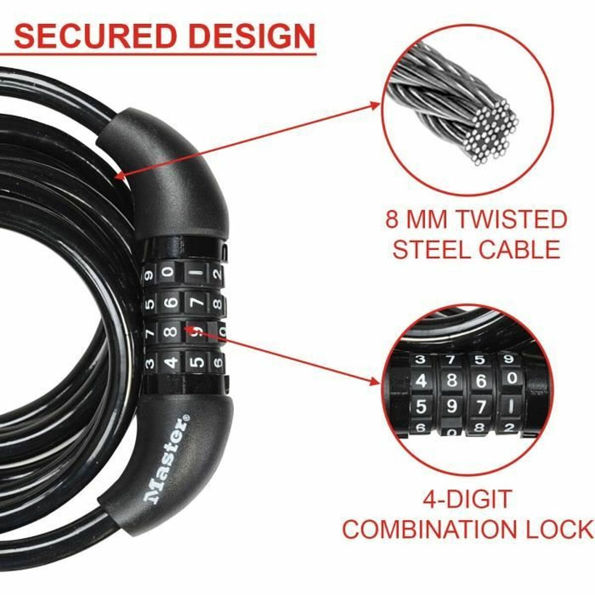Αλυσίδα με λουκέτο Master Lock (Δωρεάν Μεταφορικά) Αλυσίδα με λουκέτο Master Lock (Δωρεάν Μεταφορικά)