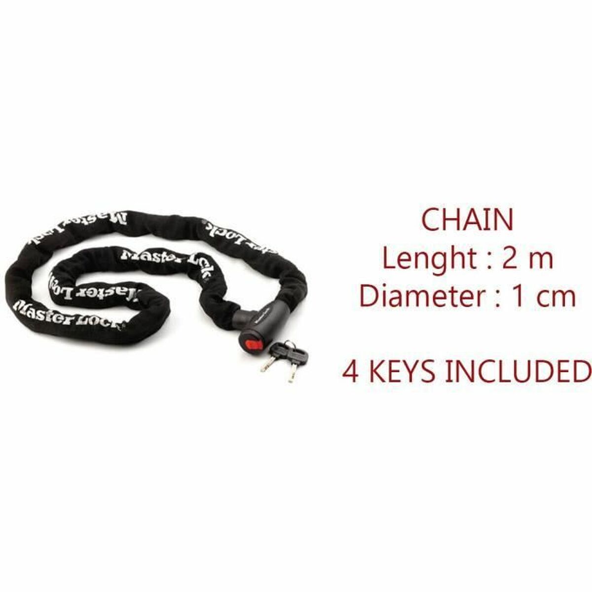 Αλυσίδα με λουκέτο Master Lock (Δωρεάν Μεταφορικά) Αλυσίδα με λουκέτο Master Lock (Δωρεάν Μεταφορικά)