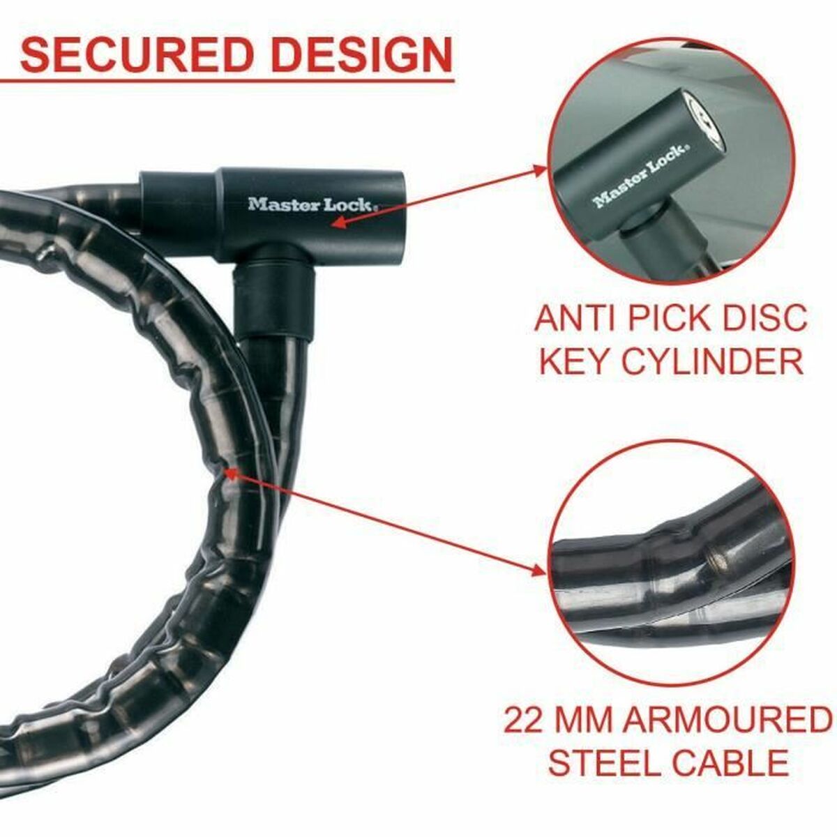 Αλυσίδα με λουκέτο Master Lock (Δωρεάν Μεταφορικά) Αλυσίδα με λουκέτο Master Lock (Δωρεάν Μεταφορικά)