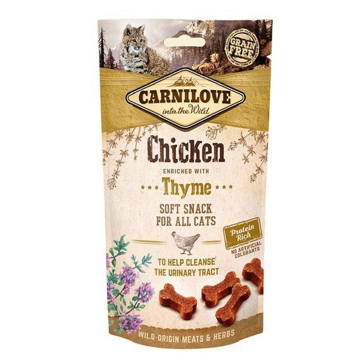 Snack for Cats Carnilove Chicken & Thyme Κοτόπουλο 50 g Snack for Cats Carnilove Chicken & Thyme Κοτόπουλο 50 g