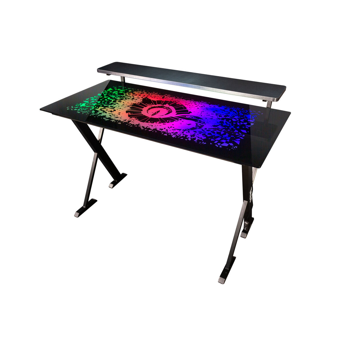 Γραφείο Gaming Talius Warship X1 120 x 60 x 76 cm Μαύρο Χάλυβας Γραφείο Gaming Talius Warship X1 120 x 60 x 76 cm Μαύρο Χάλυβας