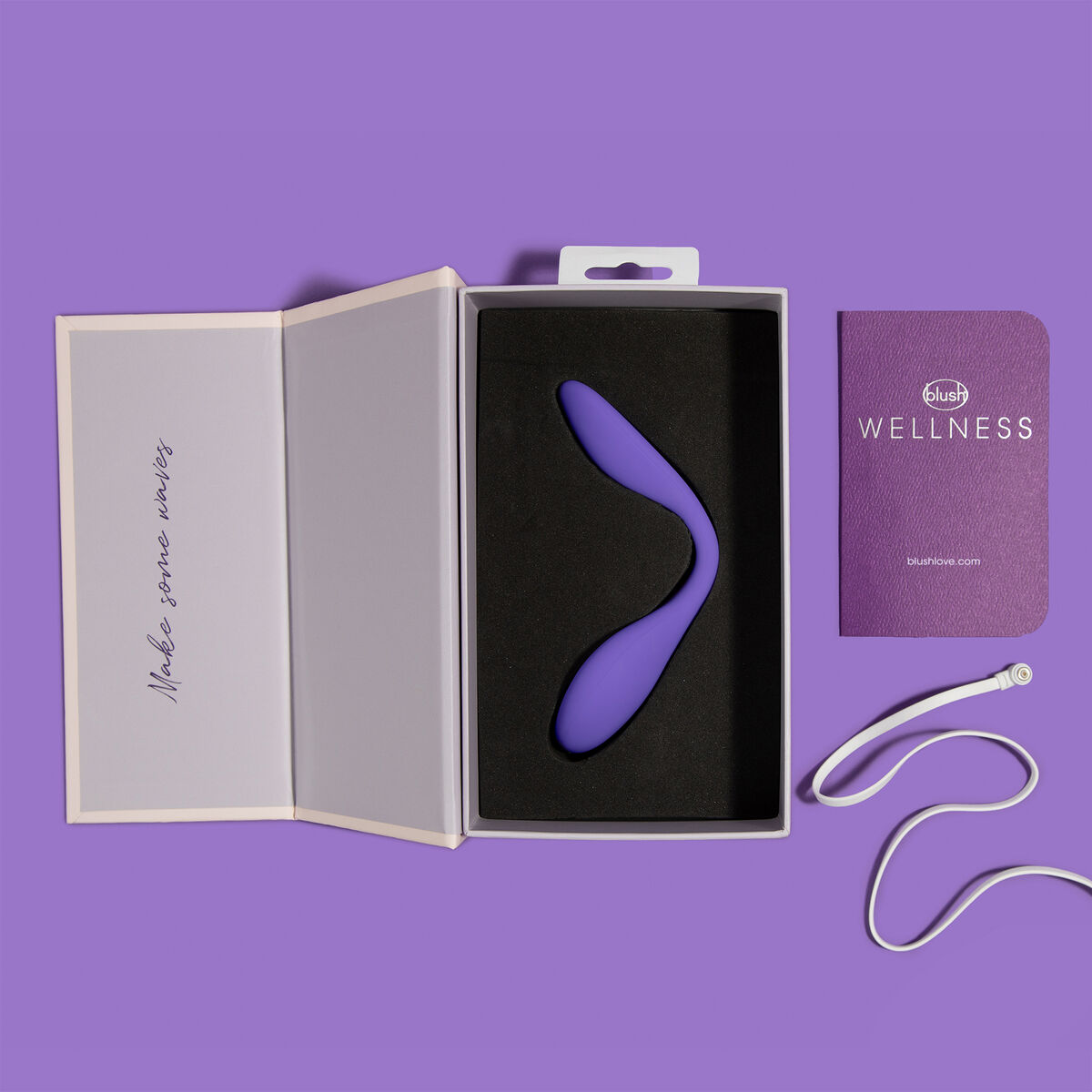 Συσκευή Δόνησης για Μασάζ Couples Massager Blush Wellness Μωβ Συσκευή Δόνησης για Μασάζ Couples Massager Blush Wellness Μωβ