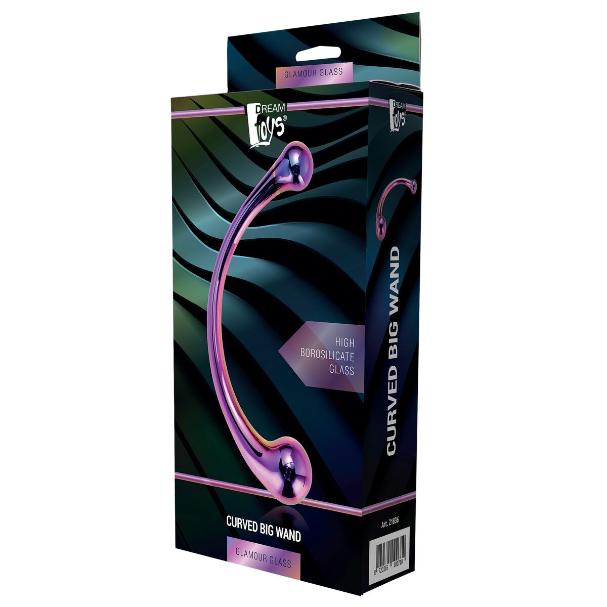 Κλασσικός Δονητής Dream Toys Glamour Glass Πολύχρωμο Ø 3,5 cm Κλασσικός Δονητής Dream Toys Glamour Glass Πολύχρωμο Ø 3,5 cm