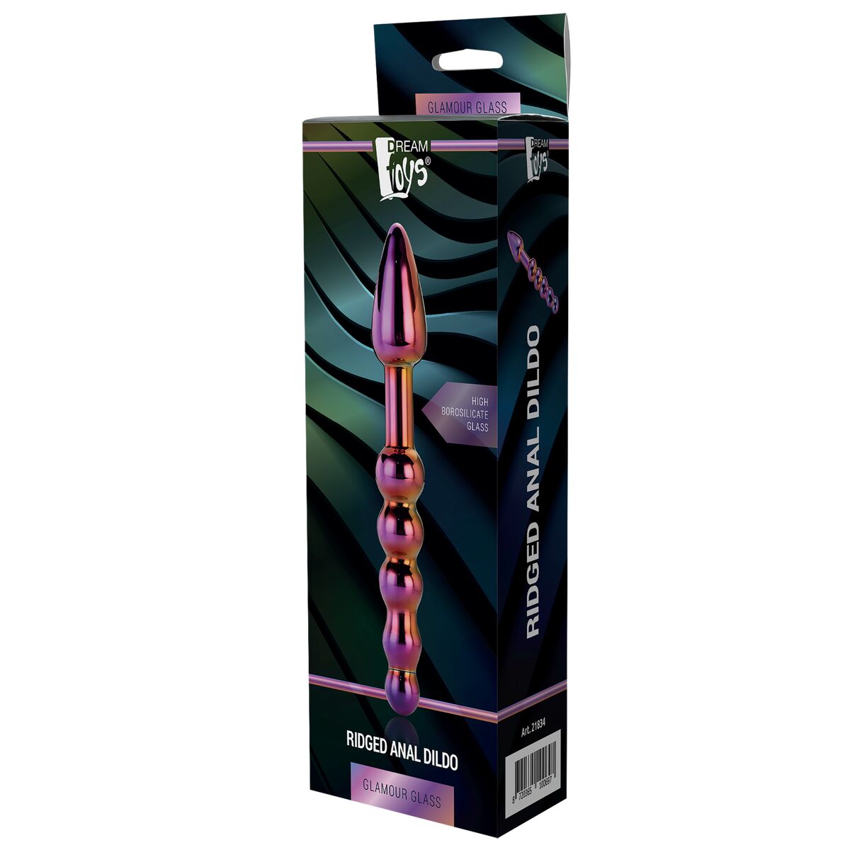 Κλασσικός Δονητής Dream Toys Glamour Glass Πολύχρωμο Ø 3 cm Κλασσικός Δονητής Dream Toys Glamour Glass Πολύχρωμο Ø 3 cm
