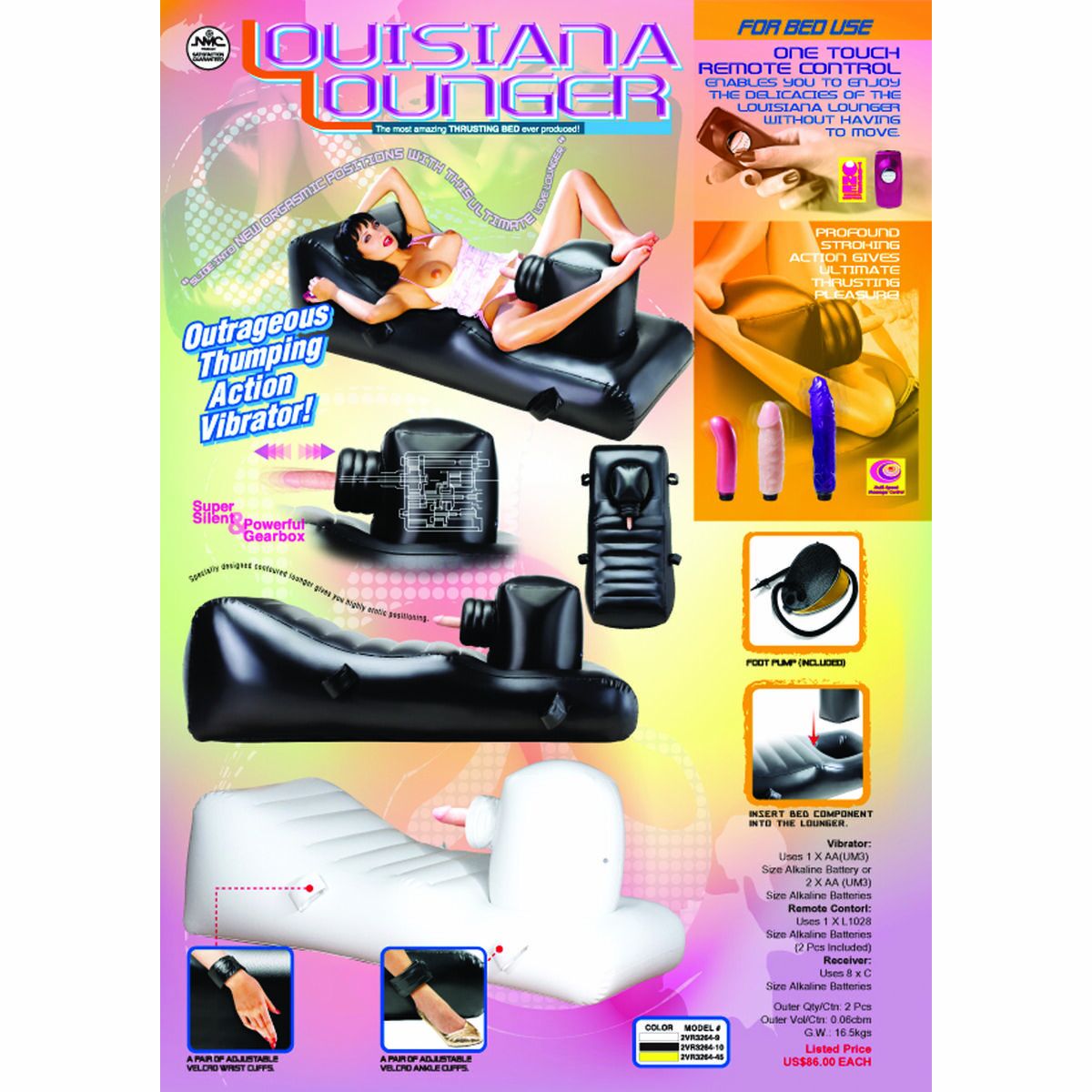 Ερωτικό Αξεσουάρ NMC Louisiana Lounger Ερωτικό Αξεσουάρ NMC Louisiana Lounger