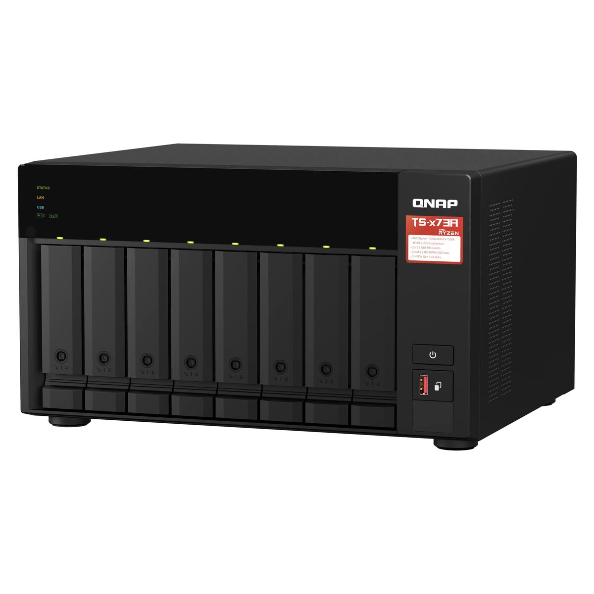 Αποθήκευση Δικτύου Qnap TS-873A-SW5T Μαύρο Αποθήκευση Δικτύου Qnap TS-873A-SW5T Μαύρο