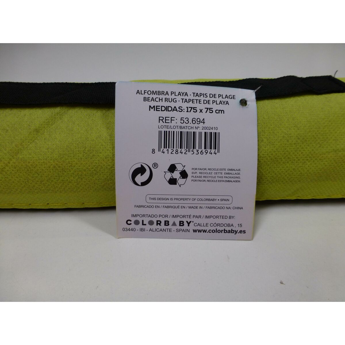 Πετσέτα θαλάσσης Aktive PVC 175 x 0,5 x 75 cm (12 Μονάδες) Πετσέτα θαλάσσης Aktive PVC 175 x 0,5 x 75 cm (12 Μονάδες)