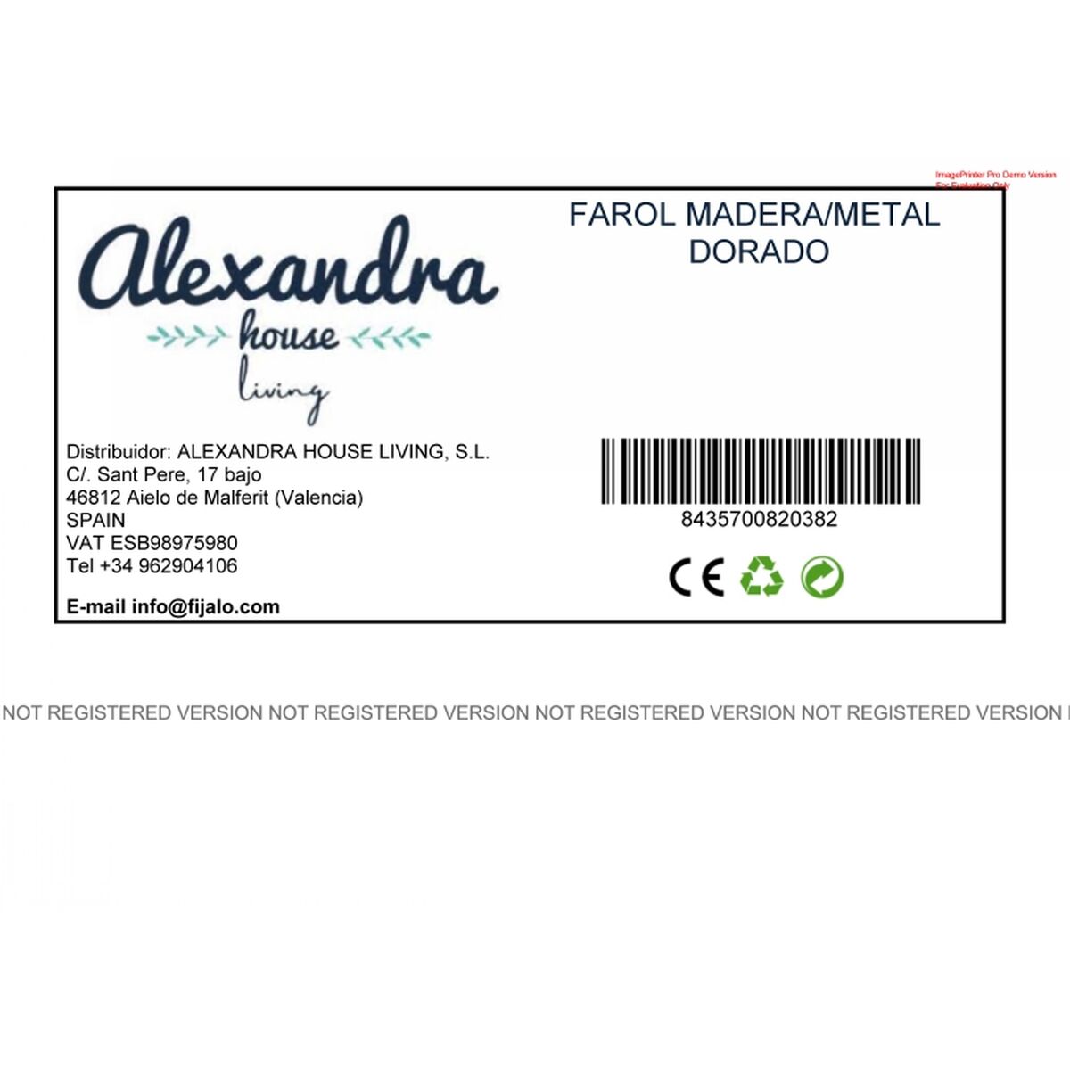 Lanterne Romimex Καφέ Χρυσό Ξύλο Μέταλλο 16 x 27 x 16 cm Lanterne Romimex Καφέ Χρυσό Ξύλο Μέταλλο 16 x 27 x 16 cm