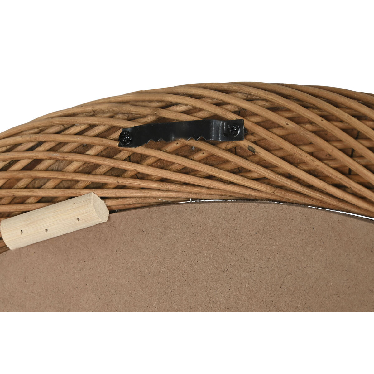 Τοίχο καθρέφτη Home ESPRIT Ανοιχτό καφέ Φυσικό Urban 72 x 7 x 72 cm