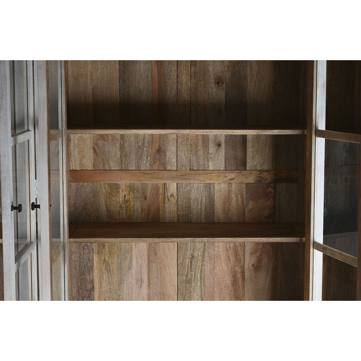 Eκθεσιακό σταντ Home ESPRIT Λευκό Κρυστάλλινο Ξύλο από Μάνγκο 200 x 45 x 230 cm Eκθεσιακό σταντ Home ESPRIT Λευκό Κρυστάλλινο Ξύλο από Μάνγκο 200 x 45 x 230 cm