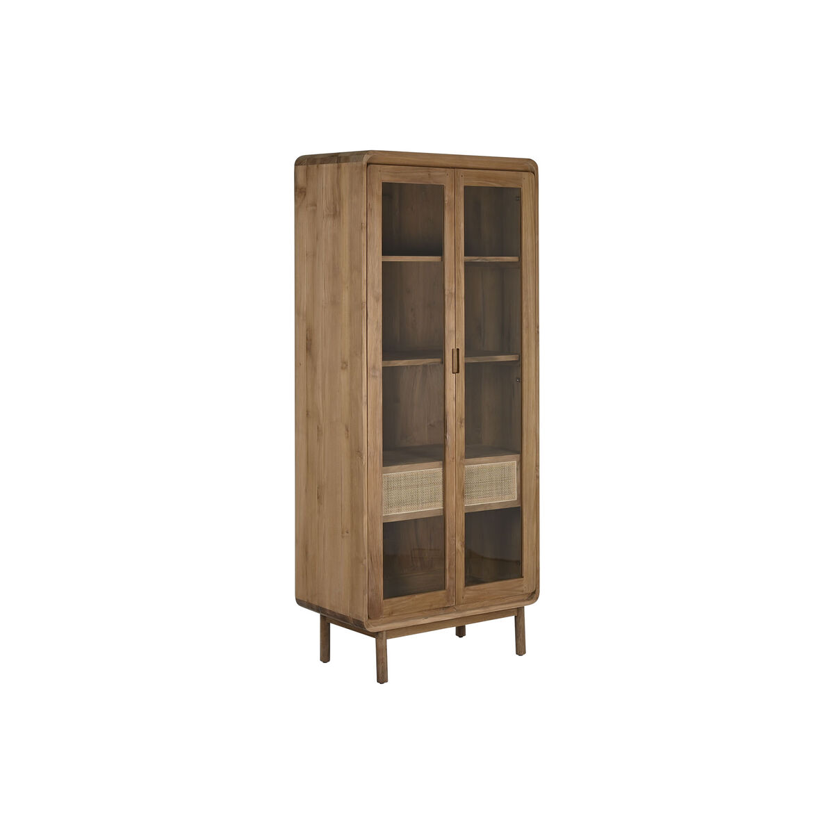 Eκθεσιακό σταντ Home ESPRIT Κρυστάλλινο Ξύλο Τικ 80 x 45 x 190 cm Eκθεσιακό σταντ Home ESPRIT Κρυστάλλινο Ξύλο Τικ 80 x 45 x 190 cm