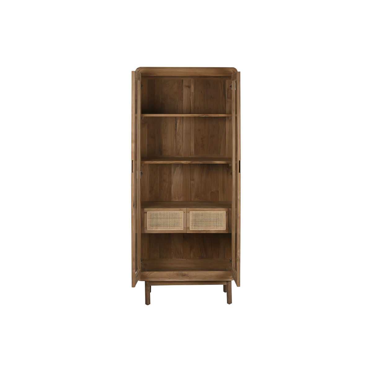 Eκθεσιακό σταντ Home ESPRIT Κρυστάλλινο Ξύλο Τικ 80 x 45 x 190 cm Eκθεσιακό σταντ Home ESPRIT Κρυστάλλινο Ξύλο Τικ 80 x 45 x 190 cm