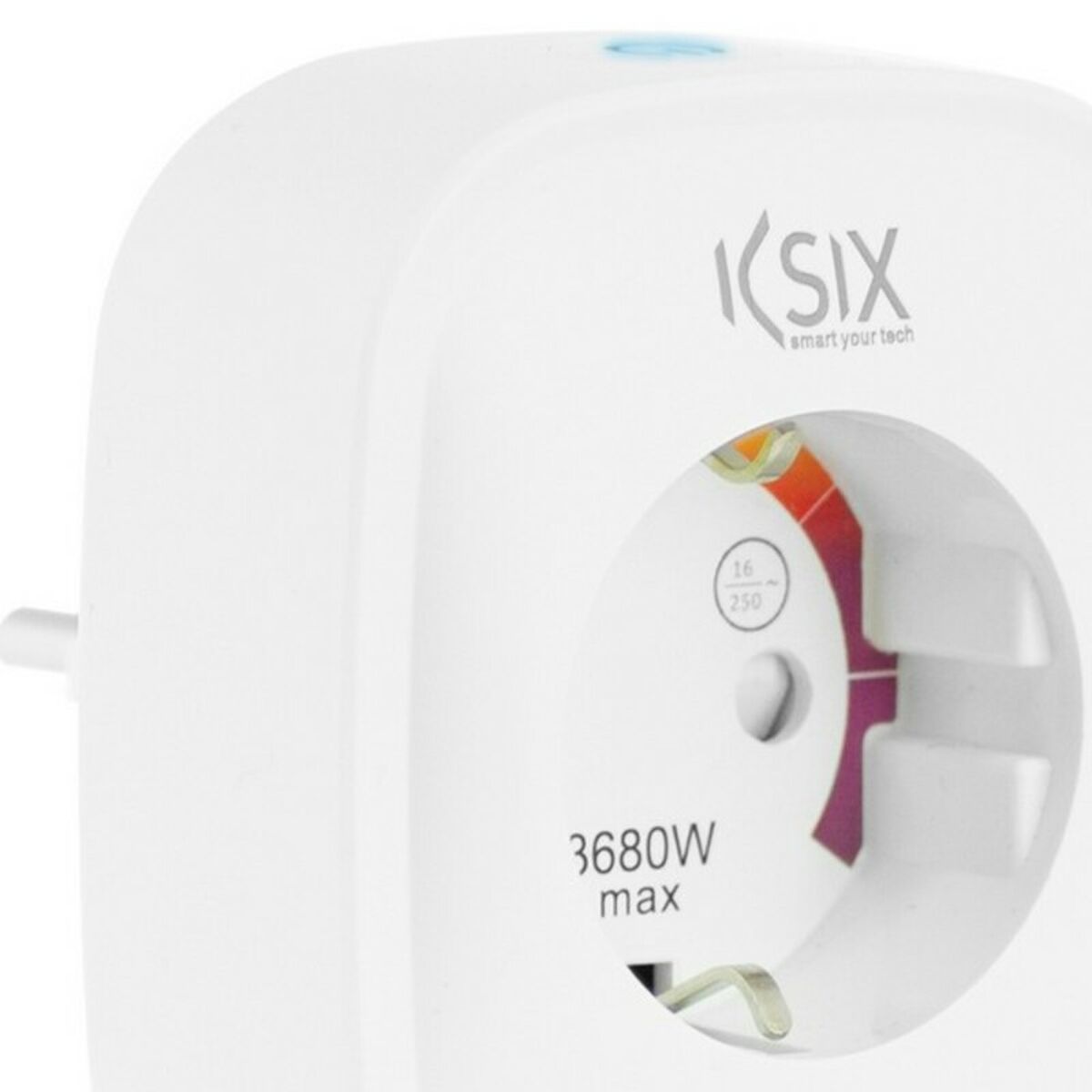 Έξυπνο Βύσμα KSIX Smart Energy Slim WIFI 250V Λευκό Έξυπνο Βύσμα KSIX Smart Energy Slim WIFI 250V Λευκό
