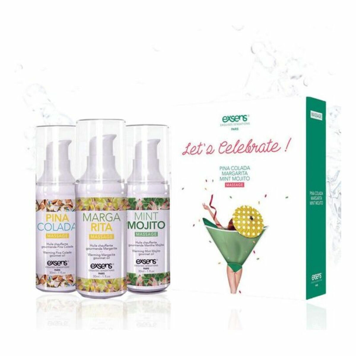 Αρωματικό Λάδι για Μασάζ Exsens 251726 (3 pcs) Αρωματικό Λάδι για Μασάζ Exsens 251726 (3 pcs)