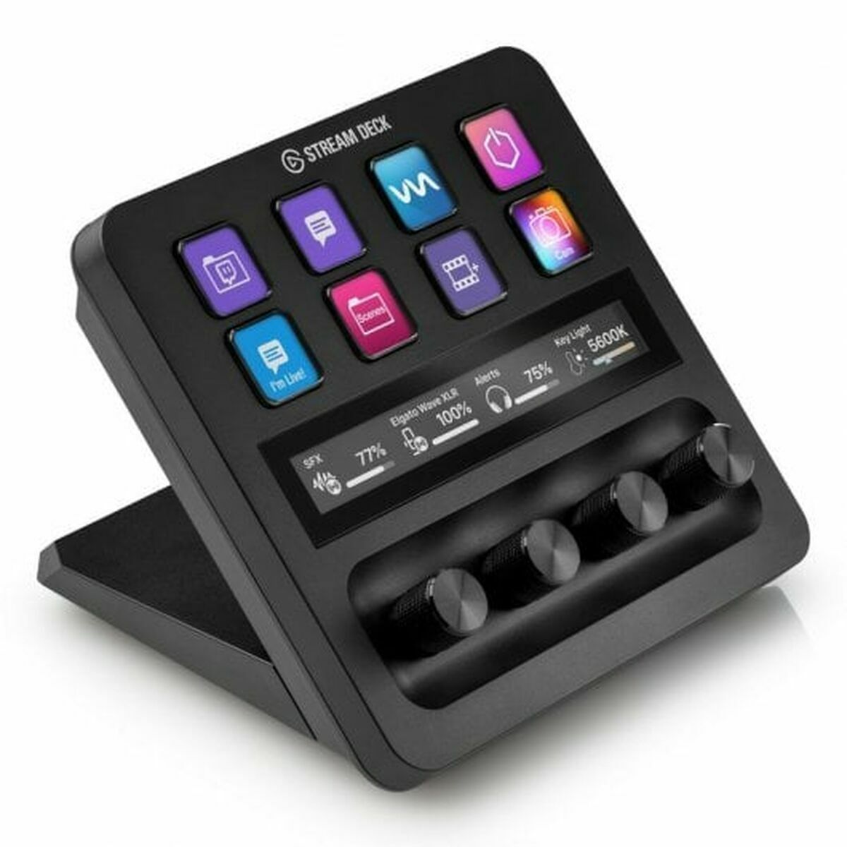 Ελεγκτής Ήχου Elgato Stream Deck + BEARBEITUNG Ελεγκτής Ήχου Elgato Stream Deck + BEARBEITUNG