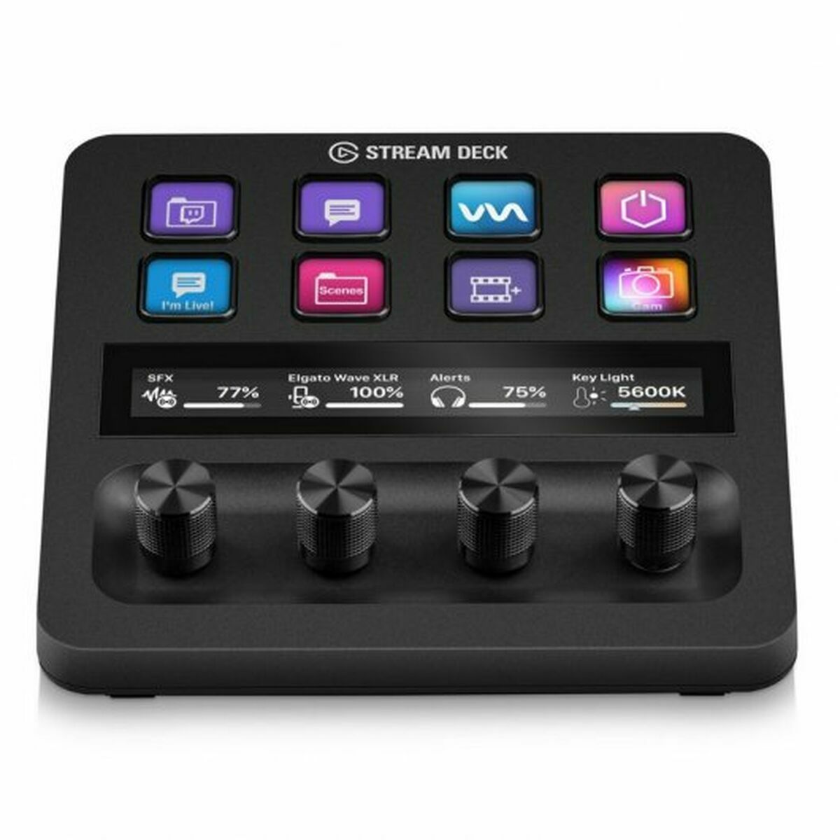 Ελεγκτής Ήχου Elgato Stream Deck + BEARBEITUNG Ελεγκτής Ήχου Elgato Stream Deck + BEARBEITUNG