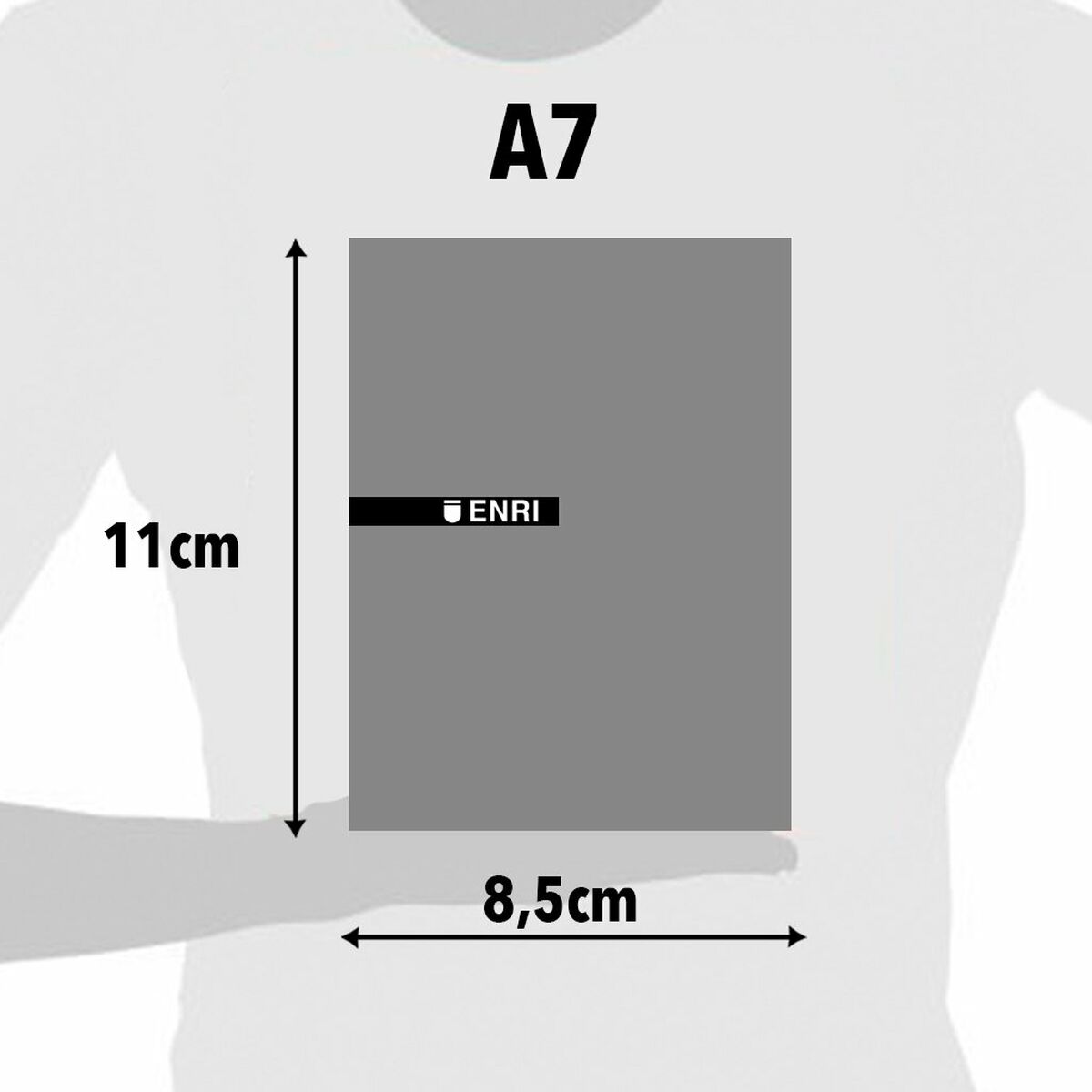 σημειωματάριο ENRI Κόκκινο A7 80 Φύλλα 4 mm (x10) σημειωματάριο ENRI Κόκκινο A7 80 Φύλλα 4 mm (x10)