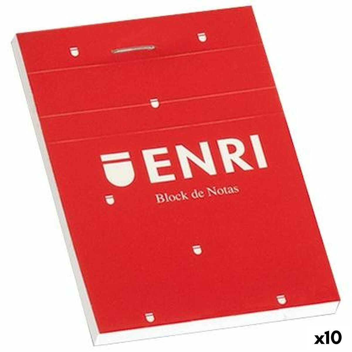 σημειωματάριο ENRI Κόκκινο A7 80 Φύλλα (x10) σημειωματάριο ENRI Κόκκινο A7 80 Φύλλα (x10)