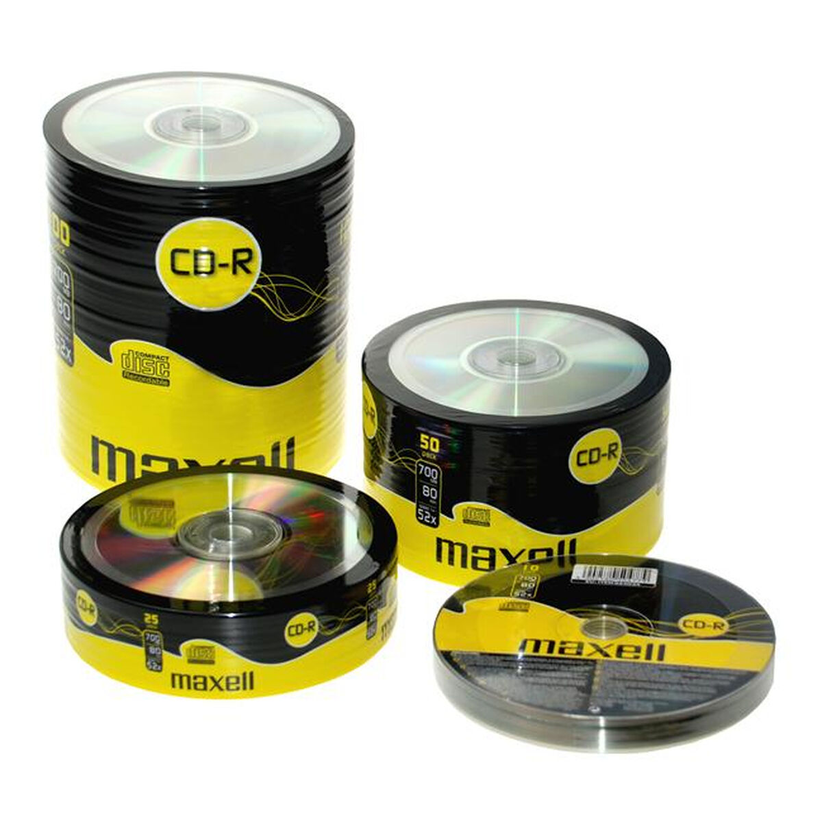 CD-R Maxell 628523.40.AS 700 MB (50 Μονάδες) CD-R Maxell 628523.40.AS 700 MB (50 Μονάδες)