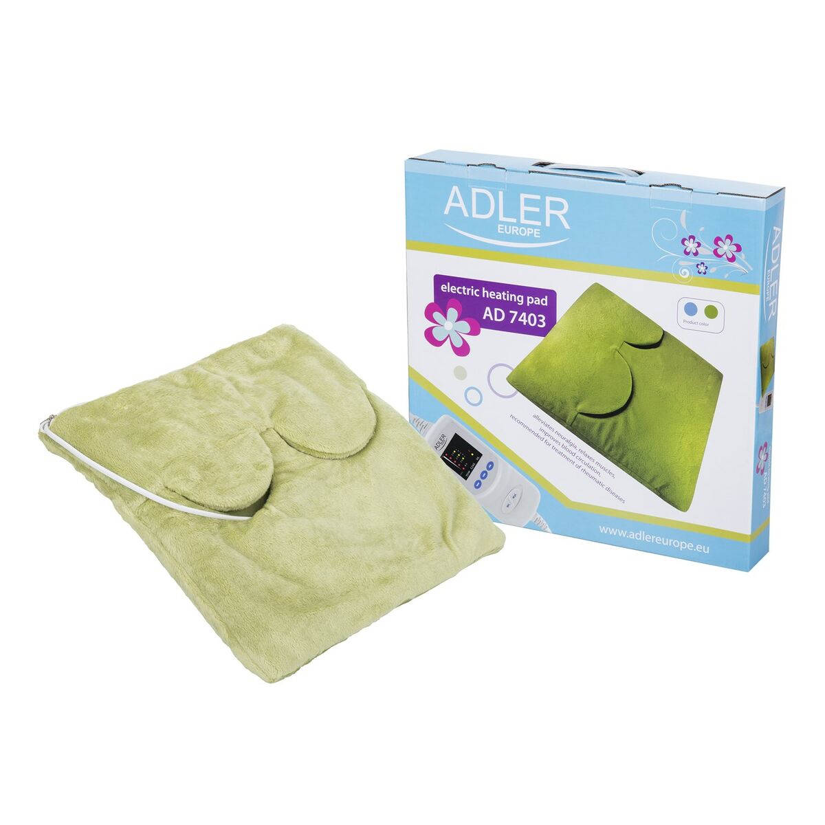 Ηλεκτρική Κουβέρτα Adler AD 7403 zielona Πράσινο 30 x 20 x 15 cm Ηλεκτρική Κουβέρτα Adler AD 7403 zielona Πράσινο 30 x 20 x 15 cm