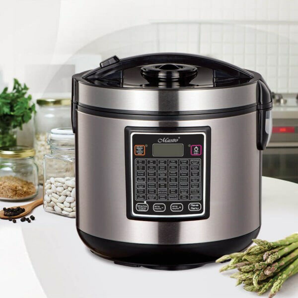 Επεξεργαστής Τροφίμων Feel Maestro MR-793 Μαύρο Χάλυβας 700 W 900 W 5 L Επεξεργαστής Τροφίμων Feel Maestro MR-793 Μαύρο Χάλυβας 700 W 900 W 5 L